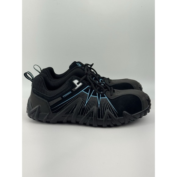 Terra Shoes - Terra Work Shoes Women's Suede Upper Composite Toe Plate Oil & Slip Resistant